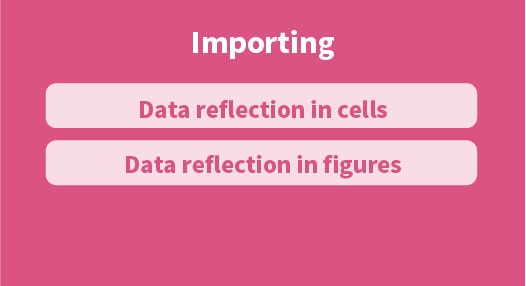 画像：Features of UA Monitor（Importing）